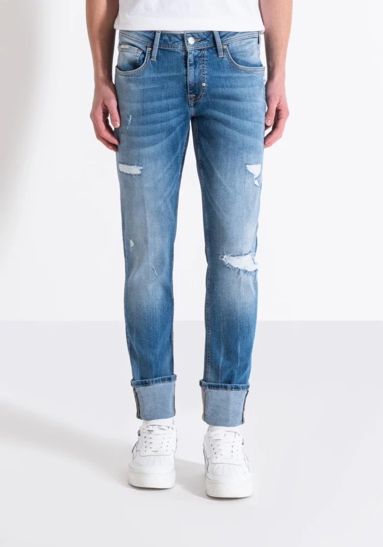 JEANS PAUL SUPER SKINNY FIT IN BLUE DENIM