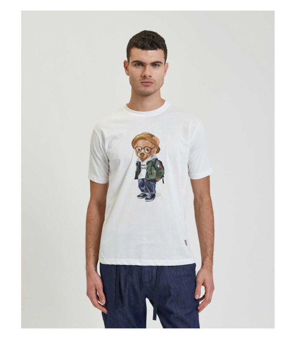 T-SHIRT CON STAMPA TEDDY