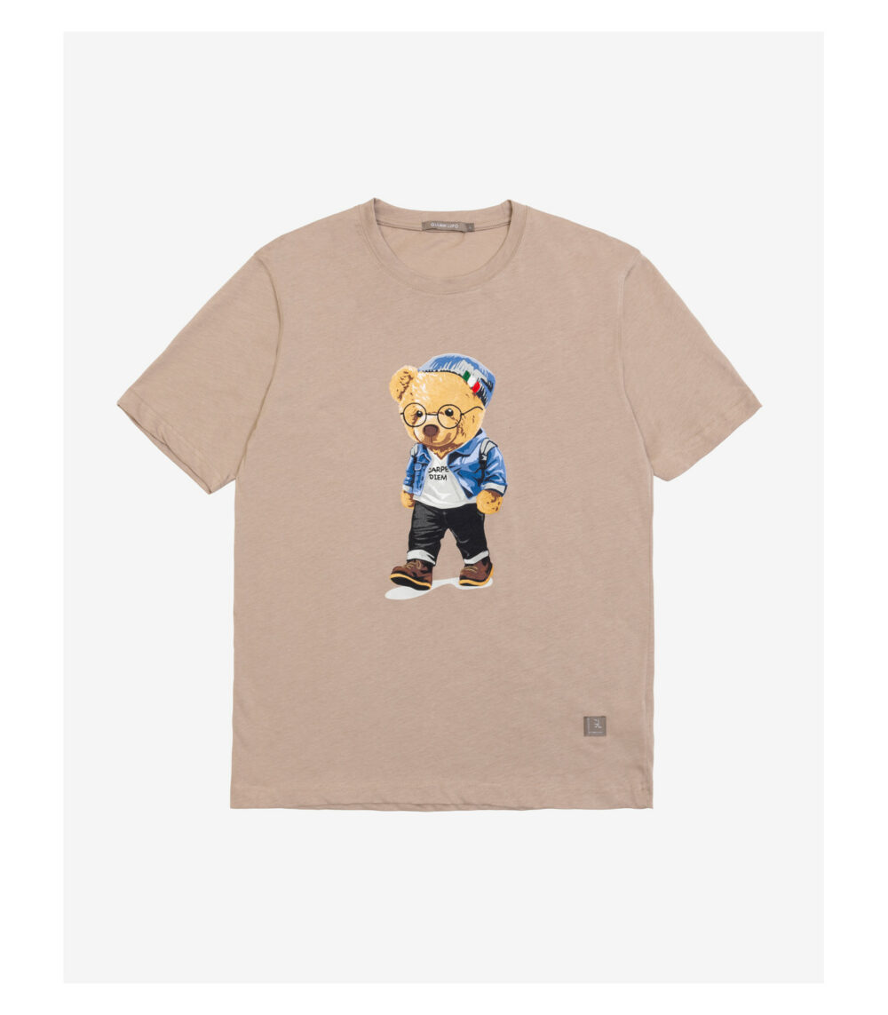 T-SHIRT CON STAMPA TEDDY